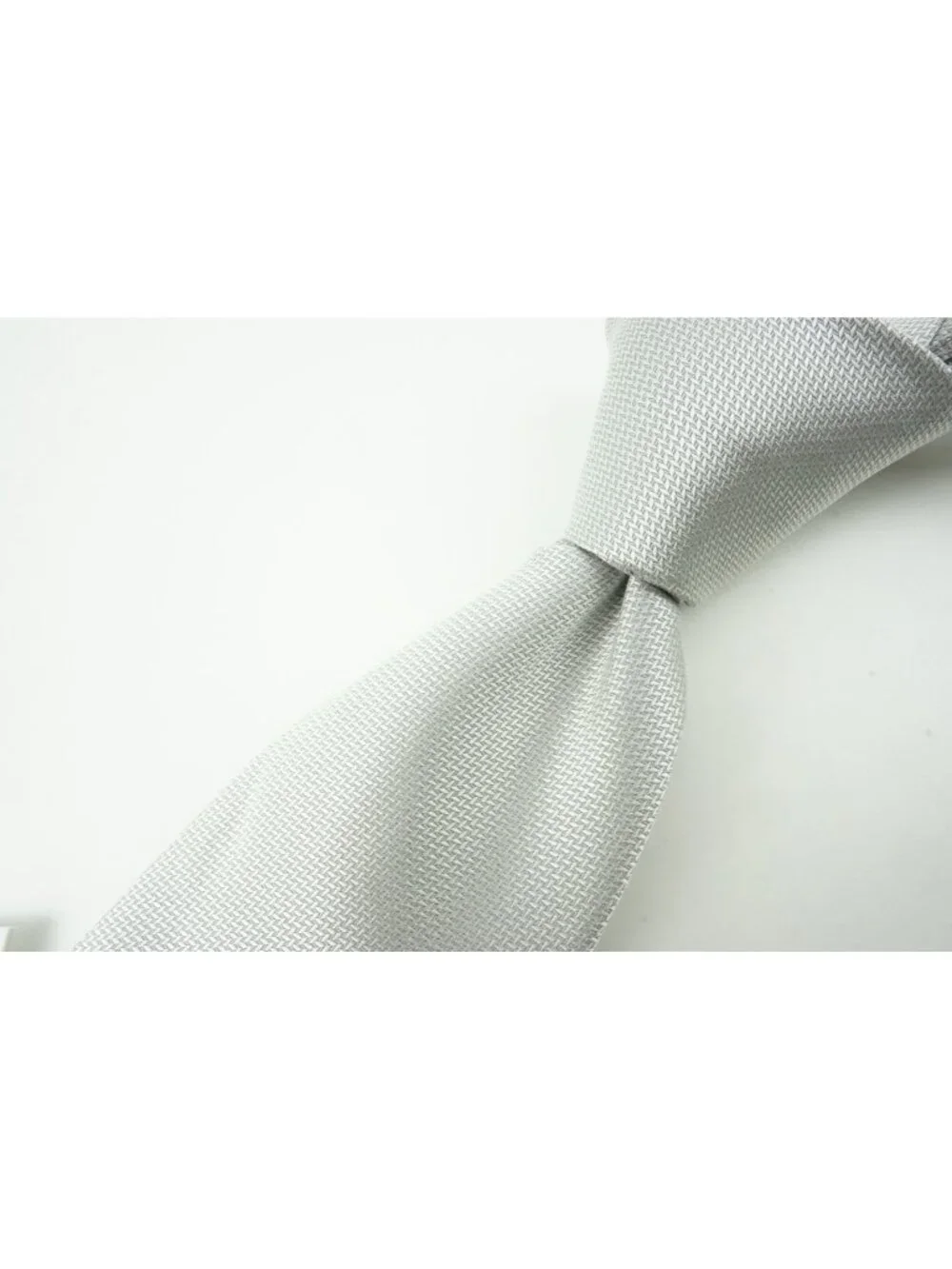 Eton Pearl Grid Herringbone 100% Silk Tie Brand New With Tags